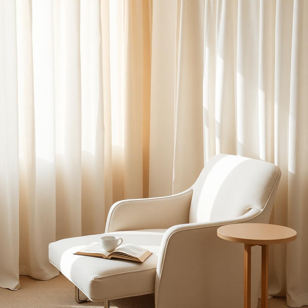 Morning light in a private reading room